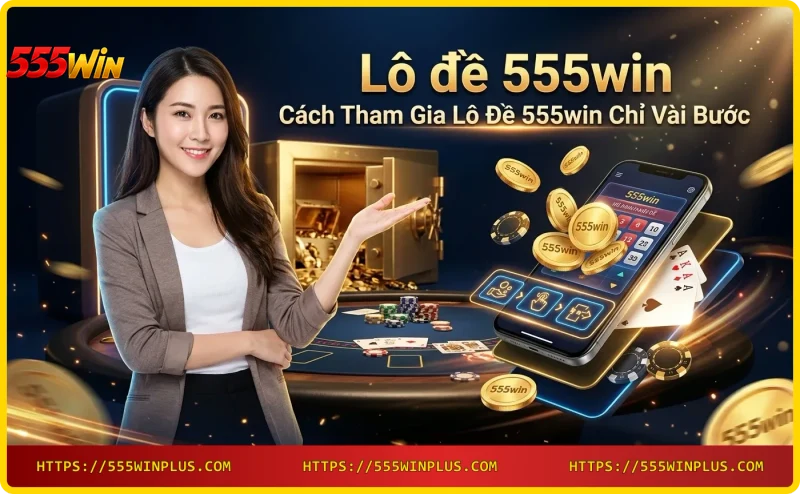 Các bước tham gia lô đề 555win: đăng ký, nạp tiền, đặt cược