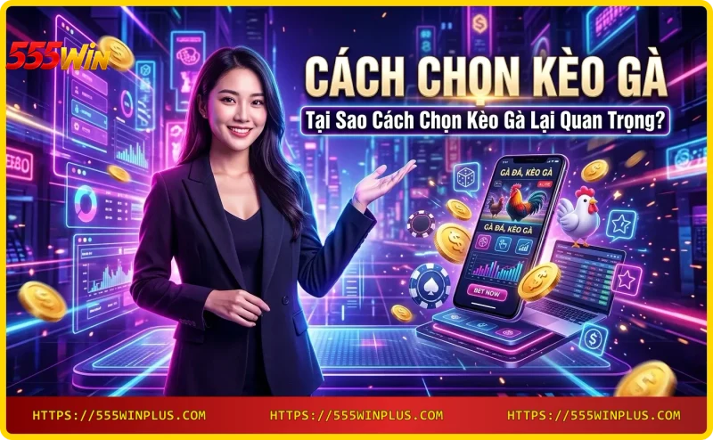 Cách chọn kèo gà trên điện thoại tại 555win - giao diện cá cược đá gà