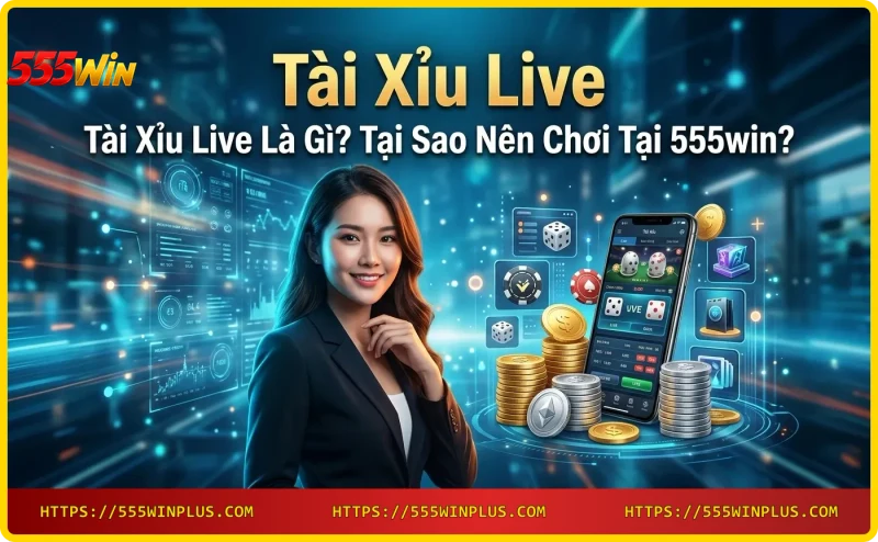 Dealer thật tại bàn Tài Xỉu Live 555win