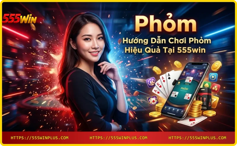 Hướng dẫn chơi Phỏm hiệu quả tại 555win - Đăng ký, nạp tiền, chọn bàn