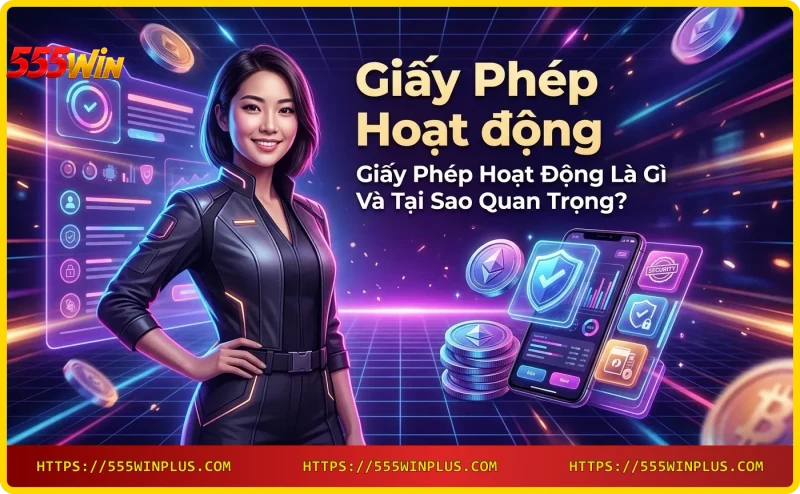 Khái niệm giấy phép hoạt động - búa thẩm phán và tài liệu pháp lý