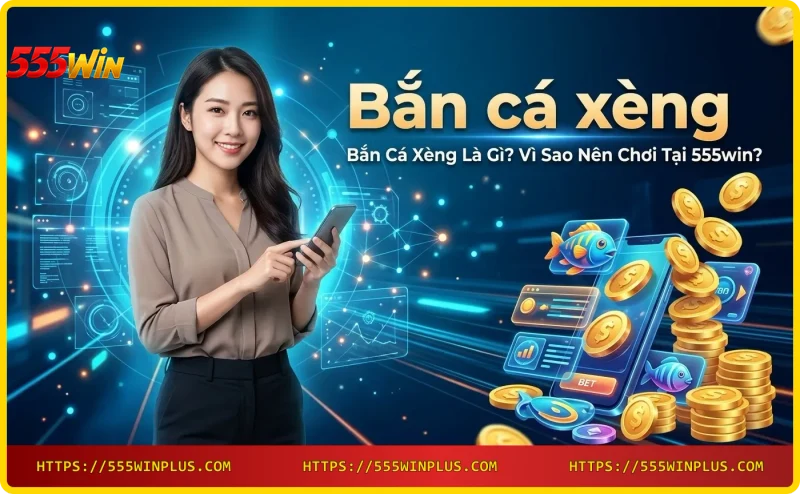 Slot máy bắn cá xèng với biểu tượng cá vàng và xu