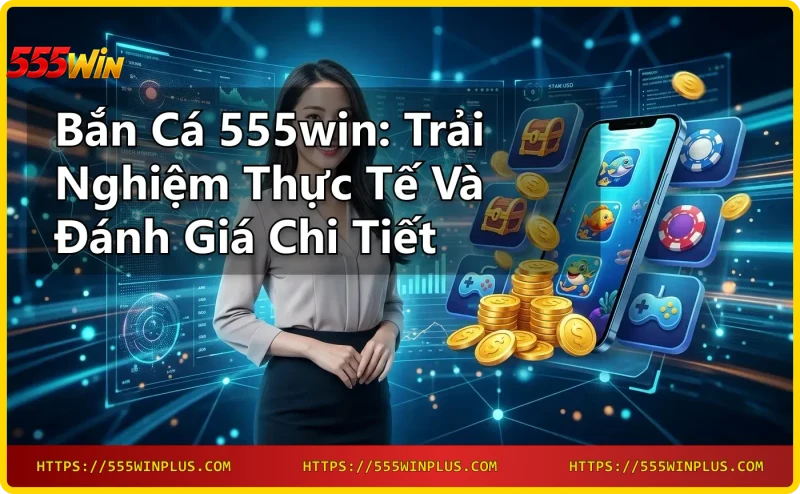 Tổng quan game bắn cá 555win với đồ họa sống động