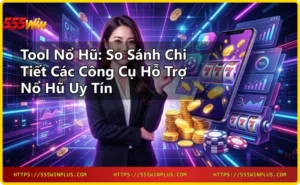 Tool nổ hũ trên điện thoại thông minh với giao diện game slot và biểu đồ dữ liệu
