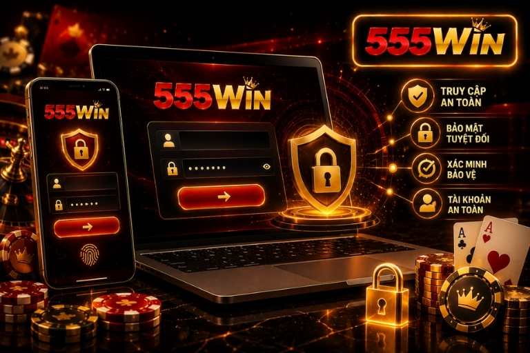 Đăng nhập 555WIN an toàn trên điện thoại và máy tính