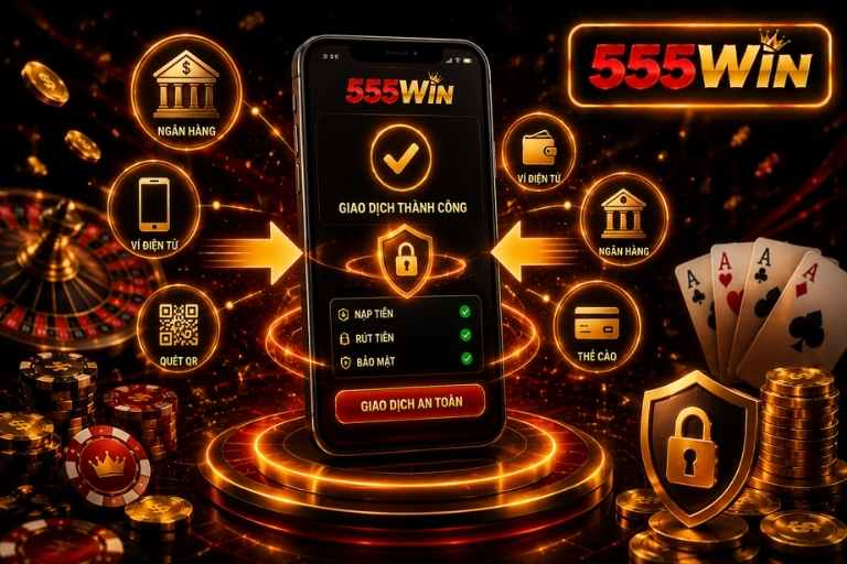 Nạp rút 555WIN an toàn với giao dịch nhanh và bảo mật
